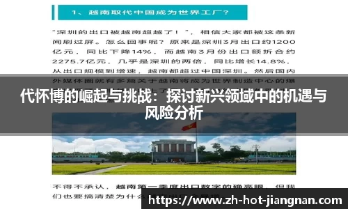 代怀博的崛起与挑战：探讨新兴领域中的机遇与风险分析
